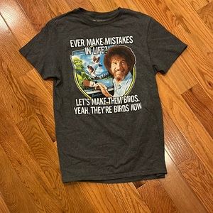 Mens small bob ross tee